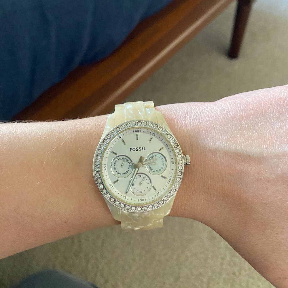 Fossil Watch ES2790 in White